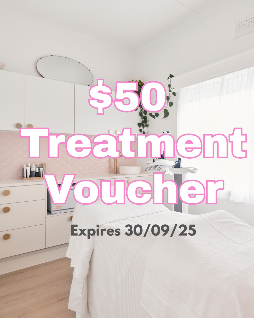 🎁 $50 Treatment Voucher (100% off)