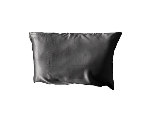 Charcoal Silk Pillowcase